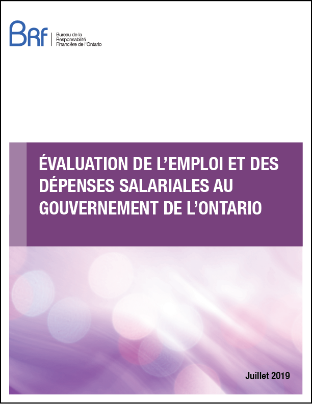 Évaluation de l’emploi et des dépenses salariales au gouvernement de l’Ontario
